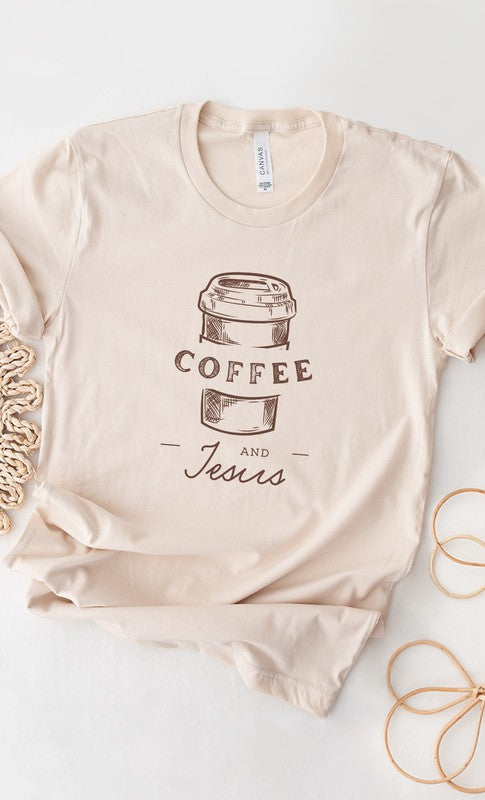 Coffee and Jesus Graphic Tee