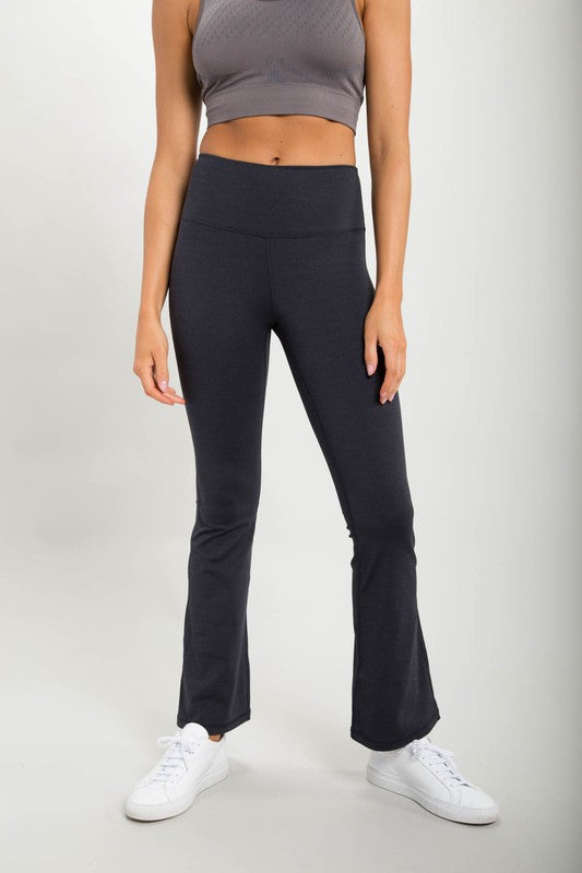 Joanna Flare Swoop Back High-Waisted Leggings