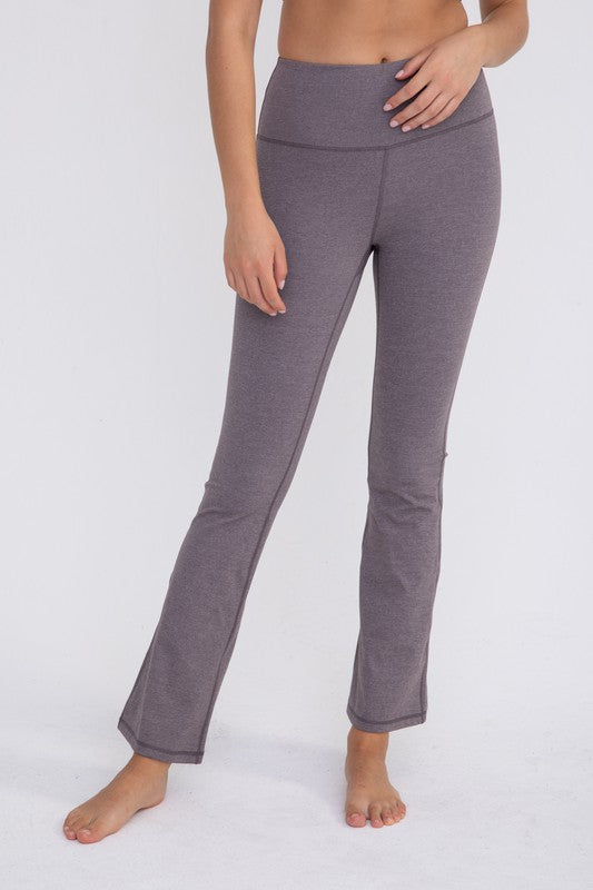 Joanna Flare Swoop Back High-Waisted Leggings