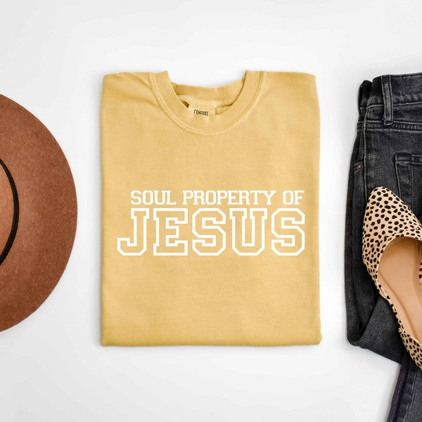 Soul Property Of Jesus Garment Dyed Tee