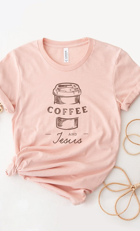 Coffee and Jesus Graphic Tee