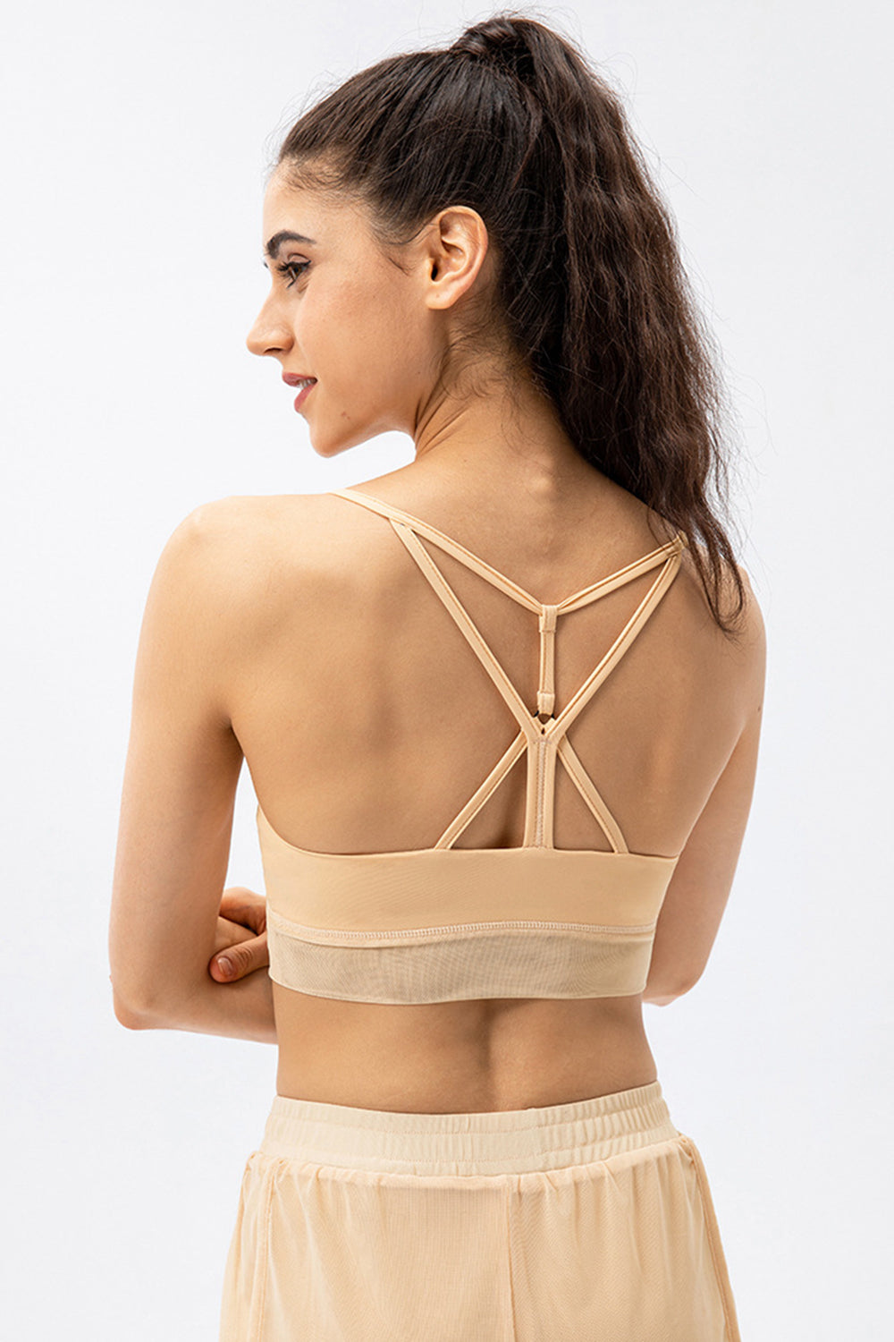 Feel Like Skin Racerback Sports Bra