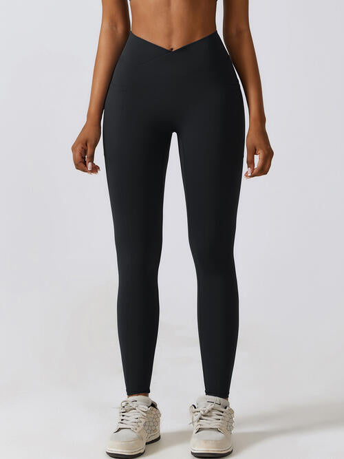 Wide Waistband Active Leggings