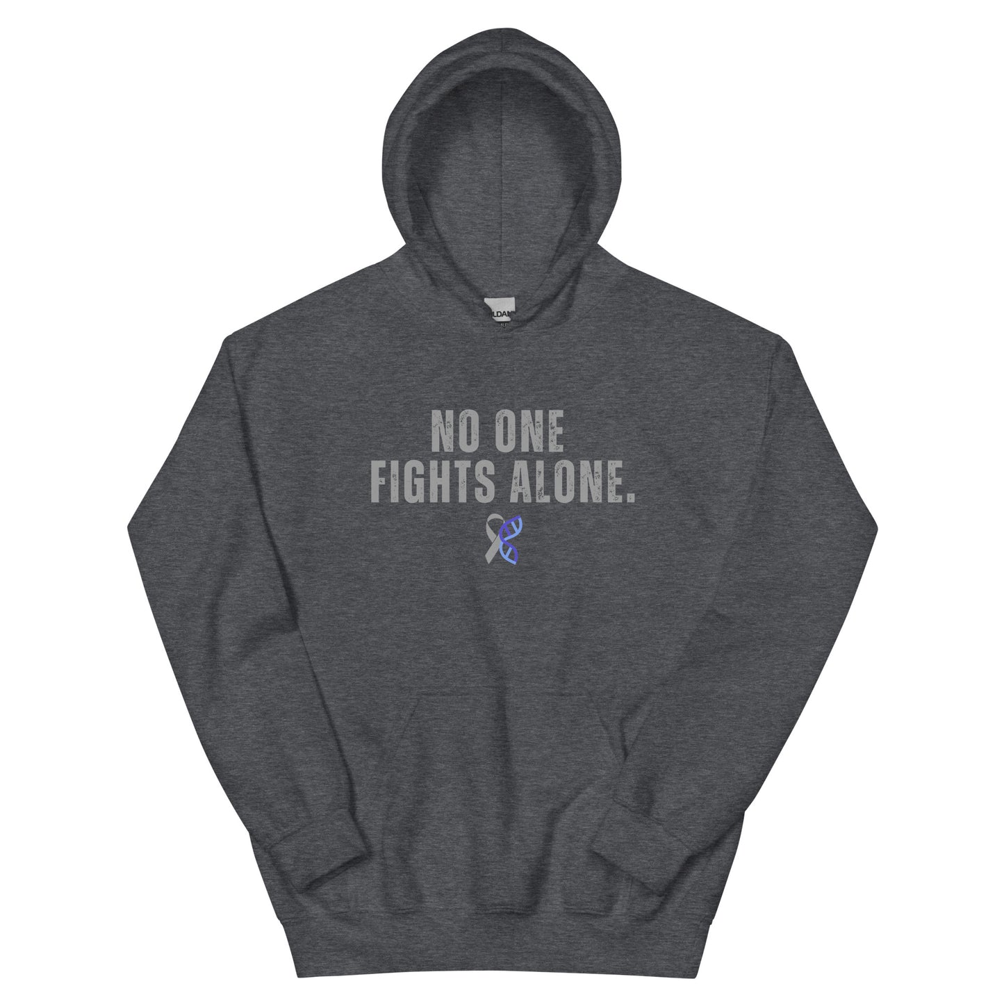 Bold No One Fights Alone Unisex Hoodie