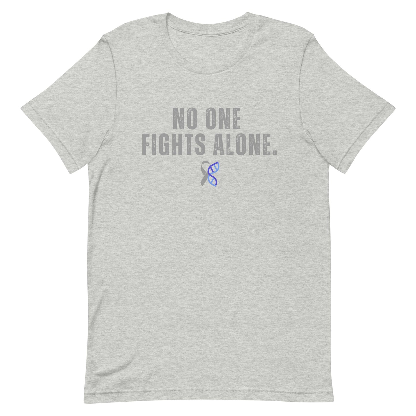 Bold No One Fights Alone Unisex t-shirt