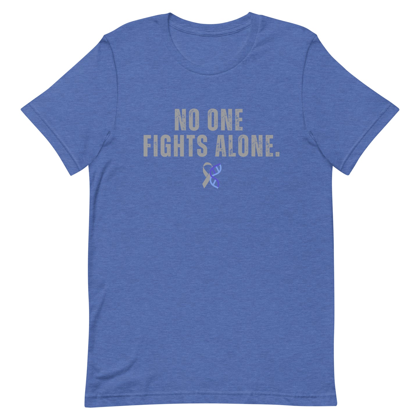 Bold No One Fights Alone Unisex t-shirt